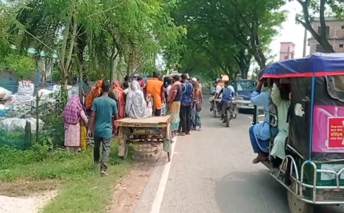চুয়াডাঙ্গায় মাইক্রোবাসের ধাক্কায় নারী নিহত