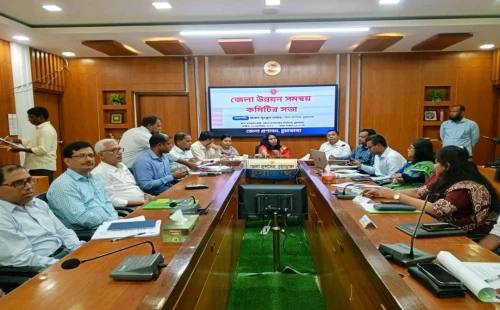 চুয়াডাঙ্গায় জেলা উন্নয়ন সমন্বয় কমিটির সভায় জেলা প্রশাসক লুৎফুন নাহার