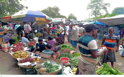 কার্পাসডাঙ্গা বাজারে সবজির দামে ঊর্ধ্বগতি