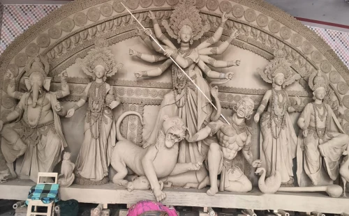 চুয়াডাঙ্গায় ১১৭ মণ্ডপে দুর্গাপূজার প্রস্তুতি