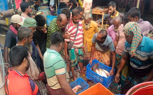 কার্পাসডাঙ্গা আড়তে মাছের বাজারে আগুন