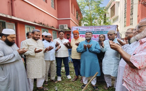 চুয়াডাঙ্গায় রেডক্রিসেন্টের নতুন ভবন নির্মাণকাজের উদ্বোধনকালে শরীফুজ্জামান