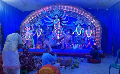 চুয়াডাঙ্গায় মহাষষ্ঠীর মধ্যদিয়ে ১১৬ মণ্ডপে শুরু শারদীয় দুর্গোৎসব