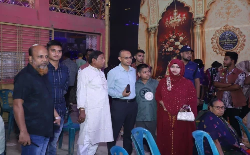 চুয়াডাঙ্গার বিভিন্ন পূজামণ্ডপ পরিদর্শনে পুলিশ সুপার ও পুনাক সভানেত্রী