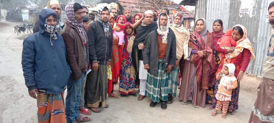 তিতুদহের বিভিন্ন গ্রামে ঘোড়া প্রতীকের ফারুক হোসেনের গণসংযোগ