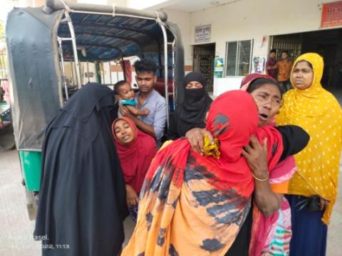 ঈদের নতুন জামা নিয়ে বাড়ি ফেরা হলো না শিশু মারিয়ার