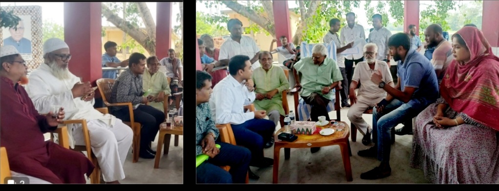 আলমডাঙ্গায় দলীয় নেতা-কর্মীদের সঙ্গে মতবিনিময়কালে এমপি ছেলুন জোয়ার্দ্দার