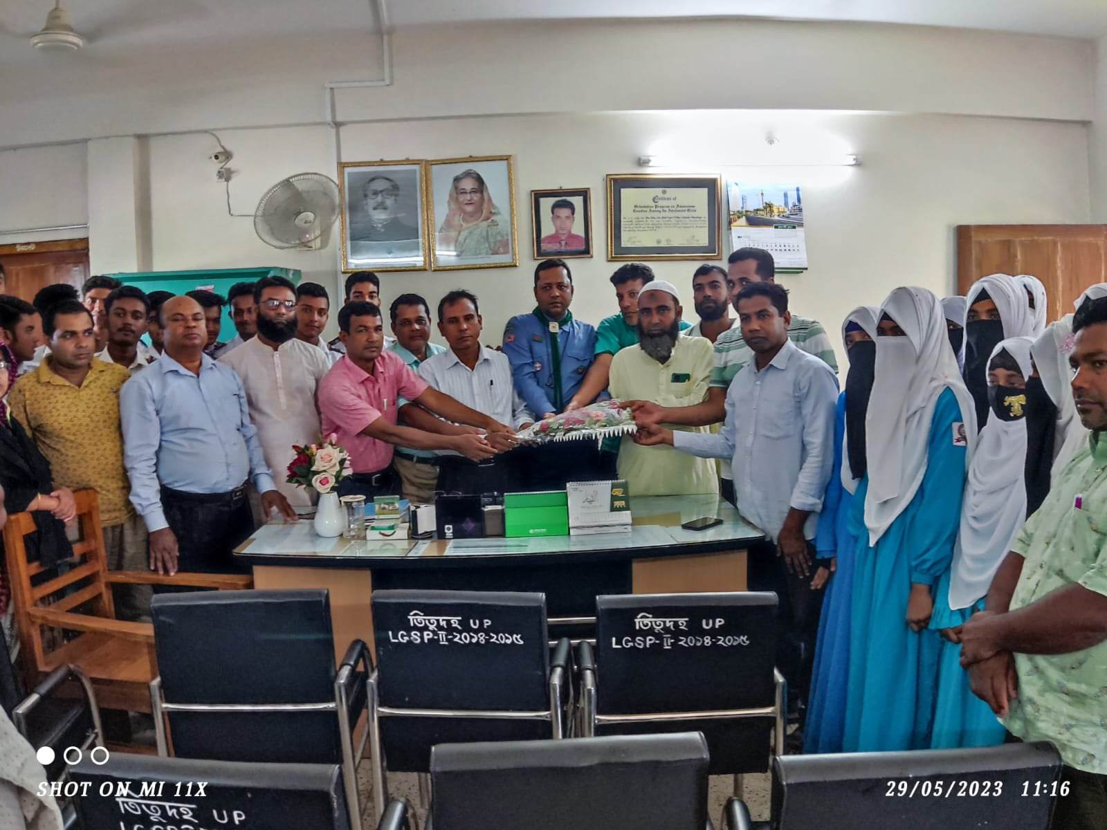 বিভাগীয় পর্যায়ে শ্রেষ্ঠ রোভার স্কাউটস শিক্ষক হওয়ায় অভ্যর্থনা