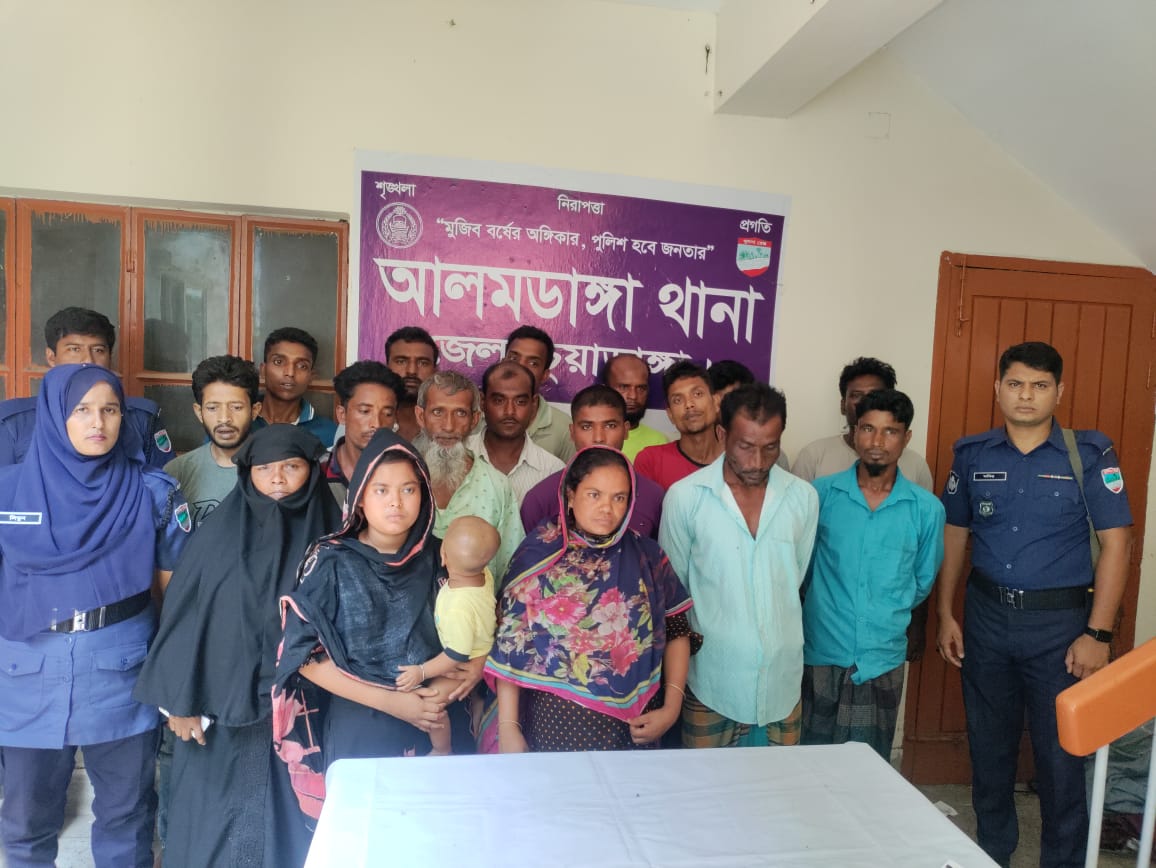 আলমডাঙ্গা ও জীবননগর থানা পুলিশের পৃথক অভিযানে ২৩ আসামি গ্রেপ্তার