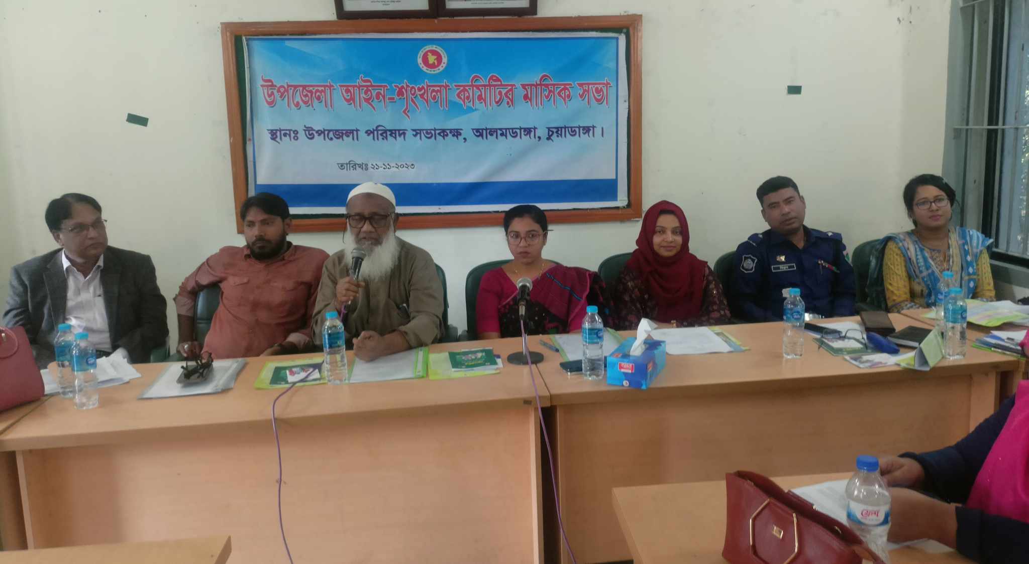 আলমডাঙ্গায় মাসিক আইনশৃঙ্খলা কমিটির সভা