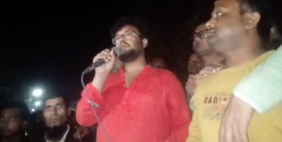 গাংনীতে সাবেক ছাত্রনেতা সিপুর উদ্যোগে আনন্দ মিছিল