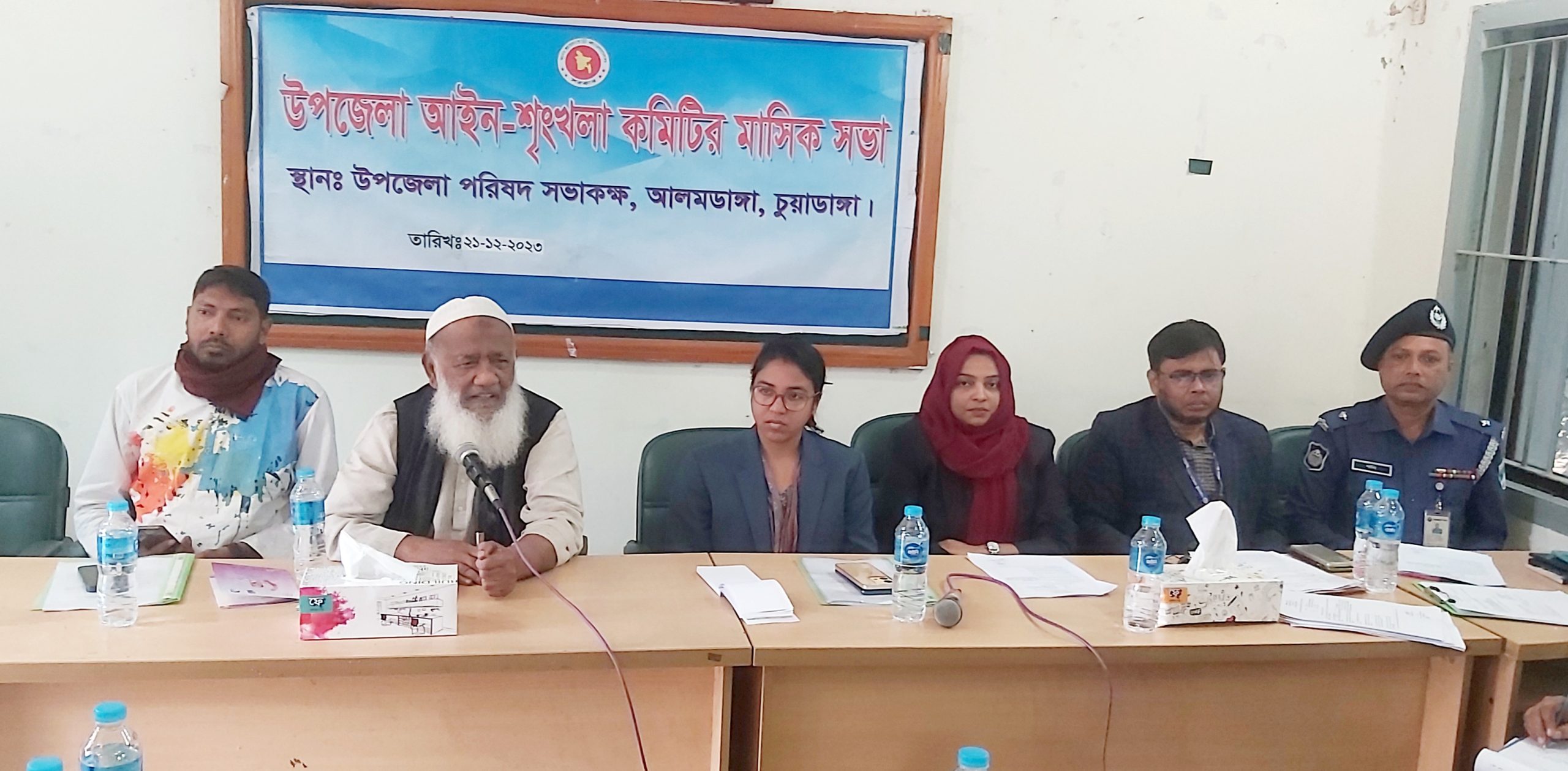 আলমডাঙ্গায় মাসিক আইনশৃঙ্খলা কমিটির সভা অনুষ্ঠিত