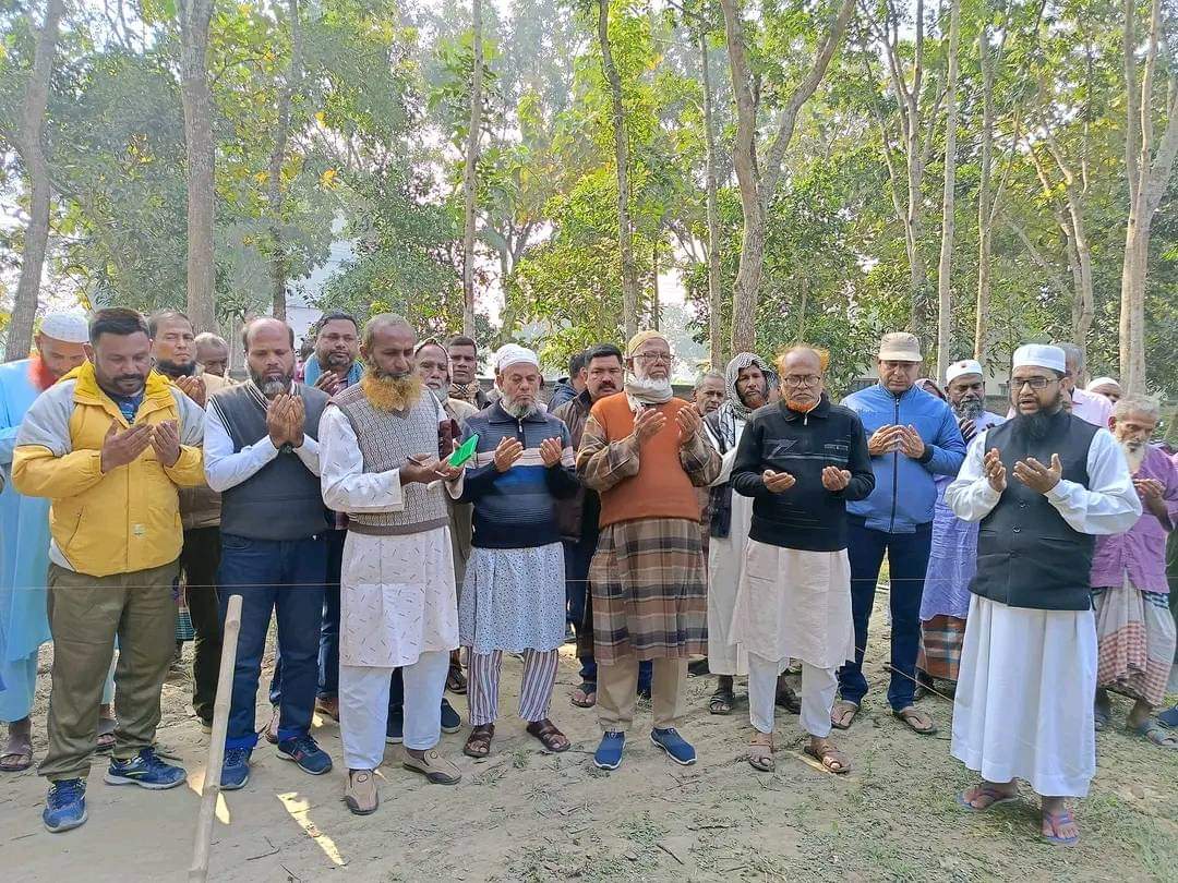 উথলী হাফেজিয়া মাদ্রাসার নতুন ভবনের ভিত্তিপ্রস্তর কাজের উদ্বোধন