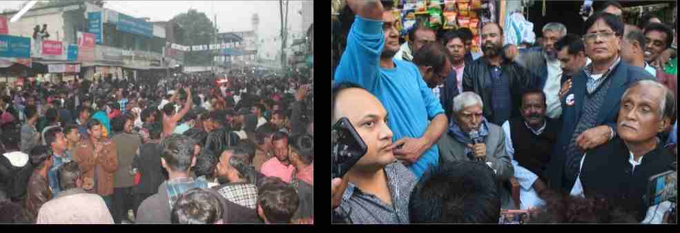 আলমডাঙ্গায় নৌকার প্রার্থী বীর মুক্তিযোদ্ধা ছেলুন জোয়ার্দ্দারের নির্বাচনী পথসভা