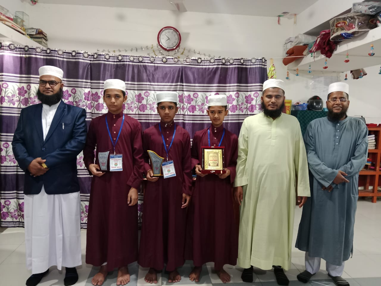 পাঁচকমলাপুর মাদ্রাসার তিন ছাত্রের কৃতিত্ব অর্জন