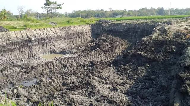 আলমডাঙ্গার যাদবপুরে ফসলি জমির মাটি কেটে ইট ভাটায় বিক্রির অভিযোগ