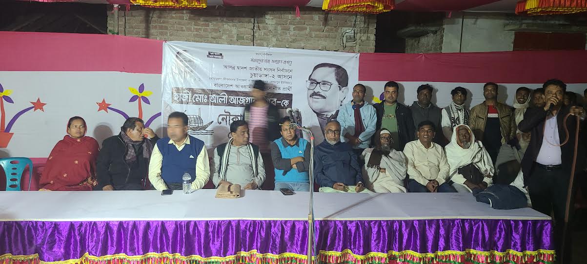 দামুড়হুদায় ভোটারদের দ্বারে দ্বারে ঘুরছেন প্রার্থীরা