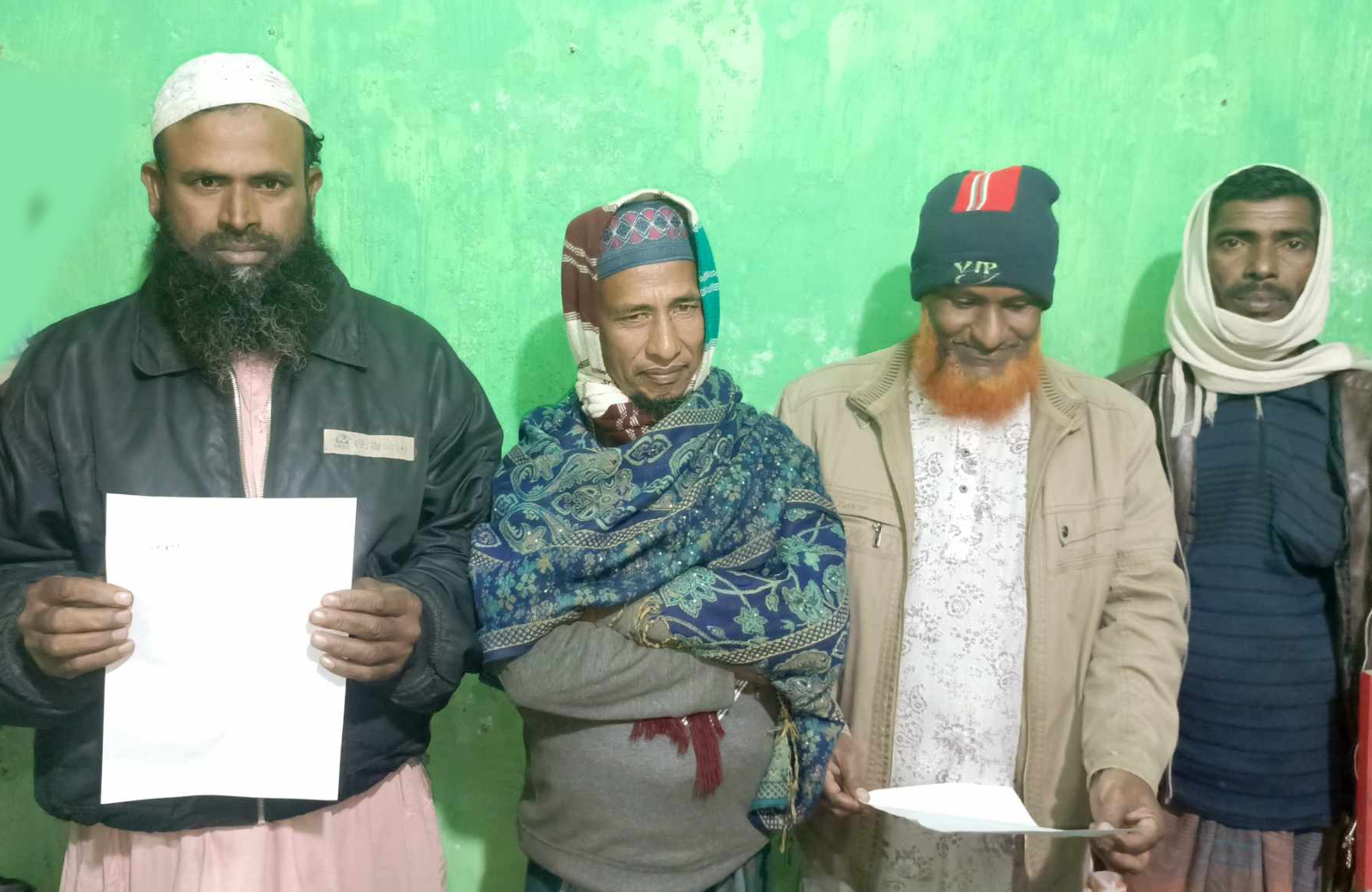 হিজলগাড়ীতে আলোচিত নারী সাগরিকার বিরুদ্ধে সংবাদ সম্মেলন