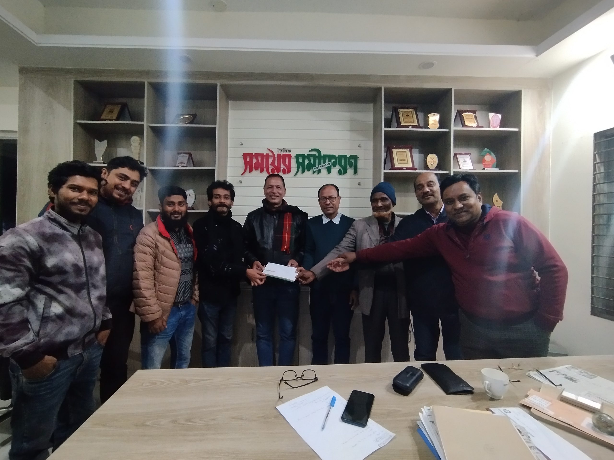 প্রলোভনে প্রলুব্ধ না হওয়ায় পুরস্কৃত হলেন সাংবাদিক সানভী