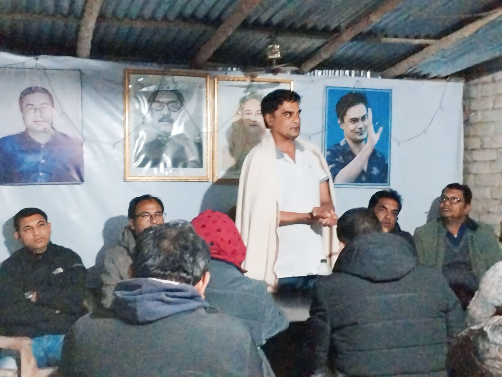 বাড়াদী ইউনিয়ন যুবলীগের সদস্য সংগ্রহ ও নবায়ন কার্যক্রম পরবর্তী কর্মী সভায় নঈম জোয়ার্দ্দার