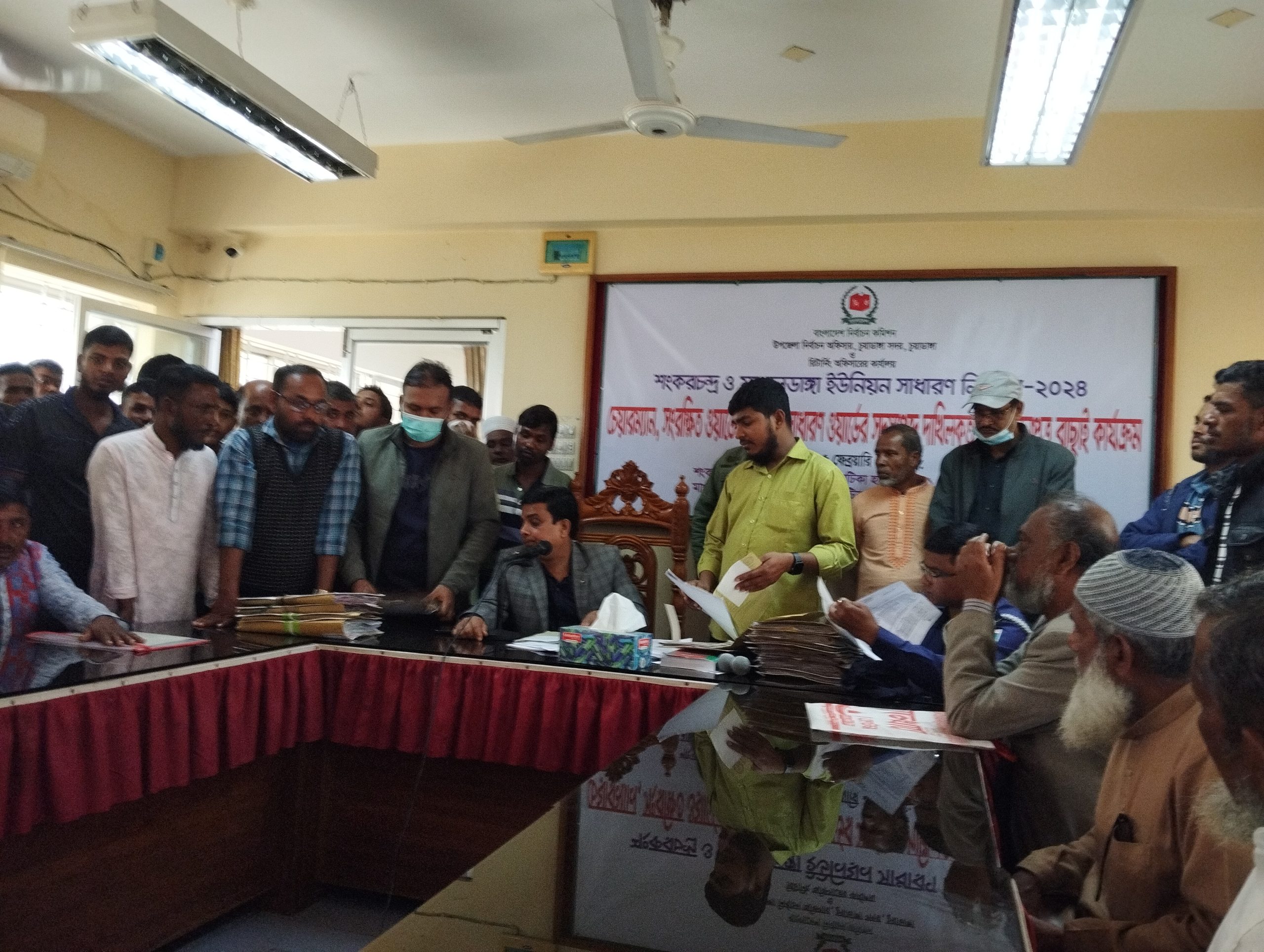 চুয়াডাঙ্গা সদর উপজেলার শংকরচন্দ্র ও মাখালডাঙ্গা ইউপি নির্বাচন: জমাকৃত সকল প্রার্থীর মনোনয়নপত্র বৈধ ঘোষণা