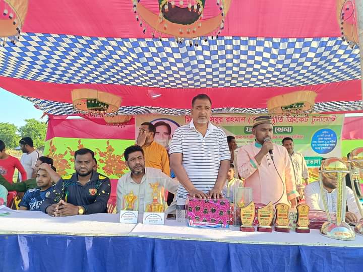 আন্দুলবাড়ীয়ায় মির্জা হাসিবুর রহমান পান্নু স্মৃতি ক্রিকেট টুর্নামেন্টের ফাইনাল অনুষ্ঠিত
