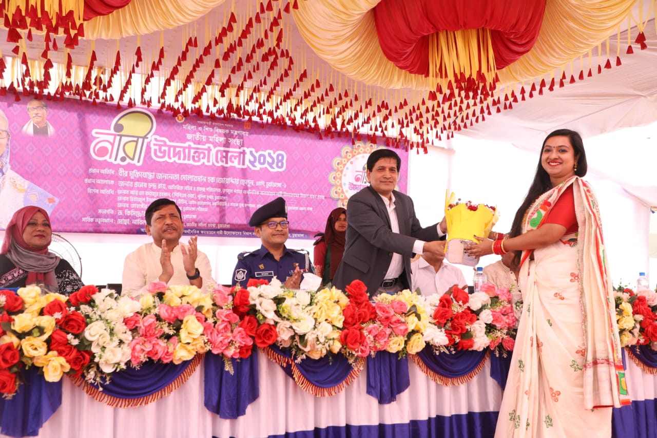 চুয়াডাঙ্গায় নারী উদ্যোক্তা মেলার সমাপনী অনুষ্ঠানে অতিরিক্ত সচিব প্রভাষ চন্দ্র
