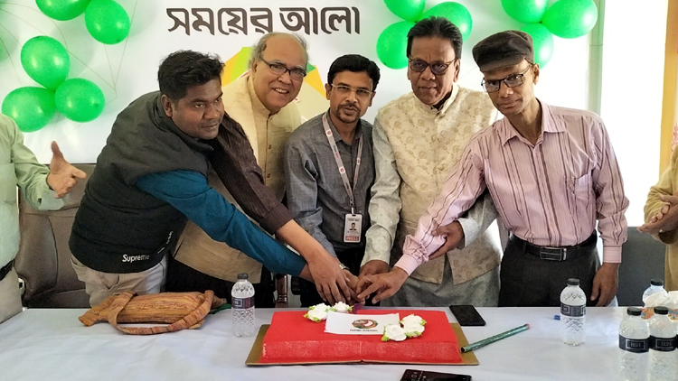 মেহেরপুরে সময়ের আলো পত্রিকার প্রতিষ্ঠা বার্ষিকী পালিত