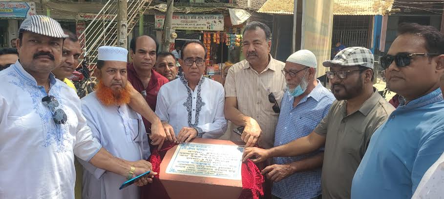 দর্শনায় ড্রেন নির্মাণকাজের উদ্বোধন