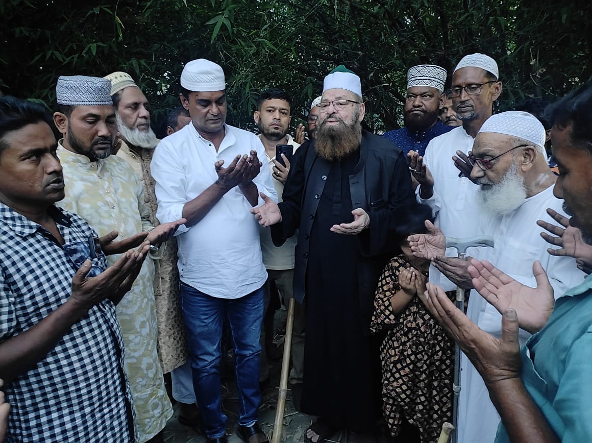 আলমডাঙ্গার জেহালায় মসজিদের ভিত্তি প্রস্তর উদ্বোধন