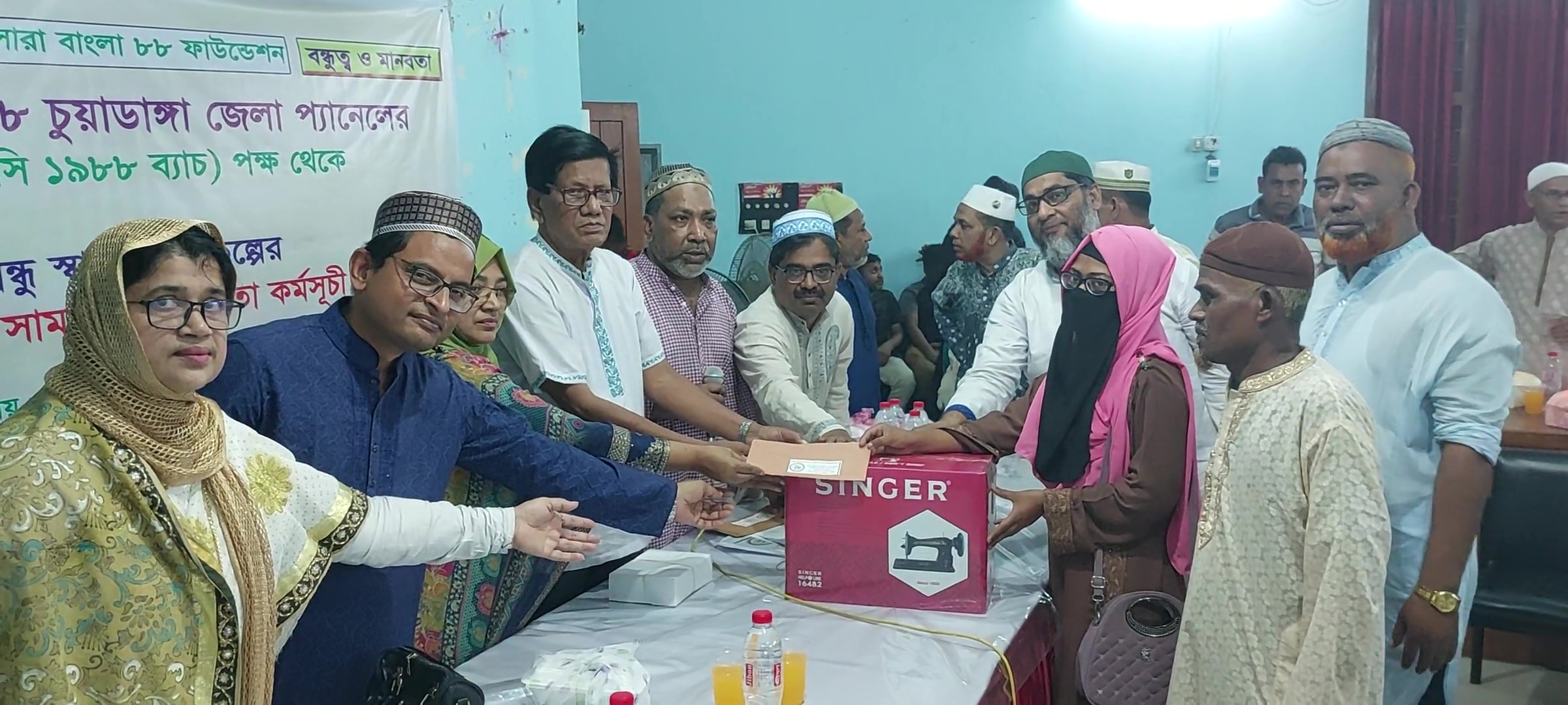 চুয়াডাঙ্গায় সারাবাংলা ৮৮ বন্ধুদের উদ্যোগে সামাজিক কর্মসূচি পালন
