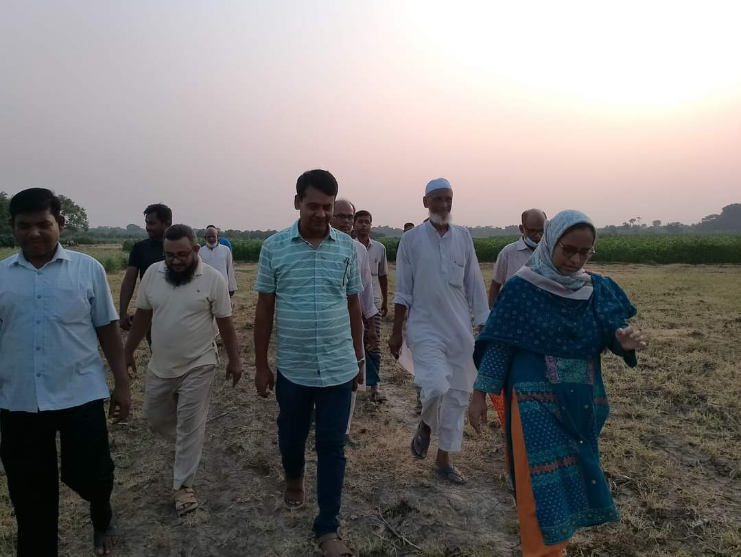গড়াইটুপির বঞ্চিত এলাকা পরিদর্শন করলেন ইউএনও