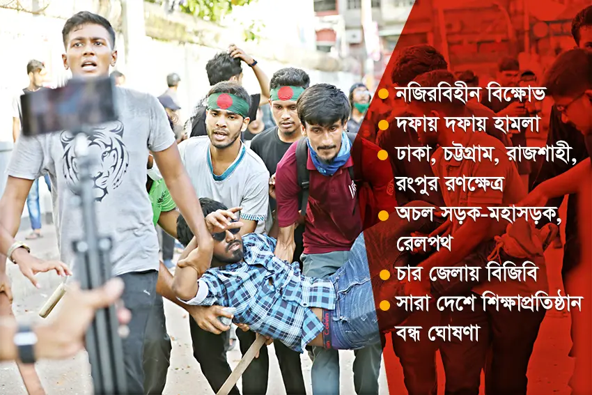 দিনভর সংঘর্ষে ৬ জন নিহত, বহু হতাহত