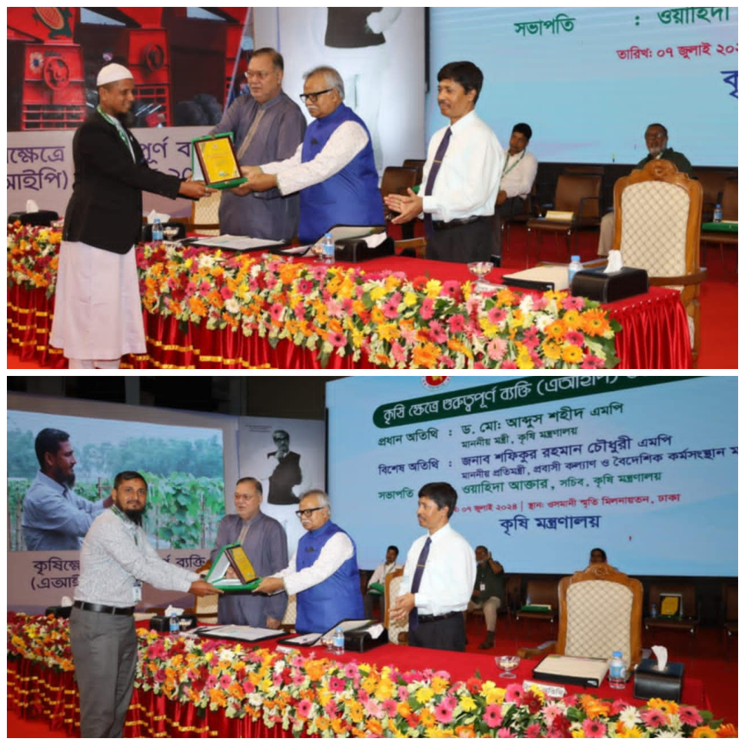 এআইপি সম্মাননা পেলেন চুয়াডাঙ্গার দুই কৃতী সন্তান