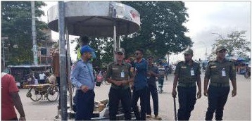 চুয়াডাঙ্গায় ষষ্ঠ দিনের মতো শিক্ষার্থী ও রাজনৈতিক কর্মীদের পাহারা অব্যাহত