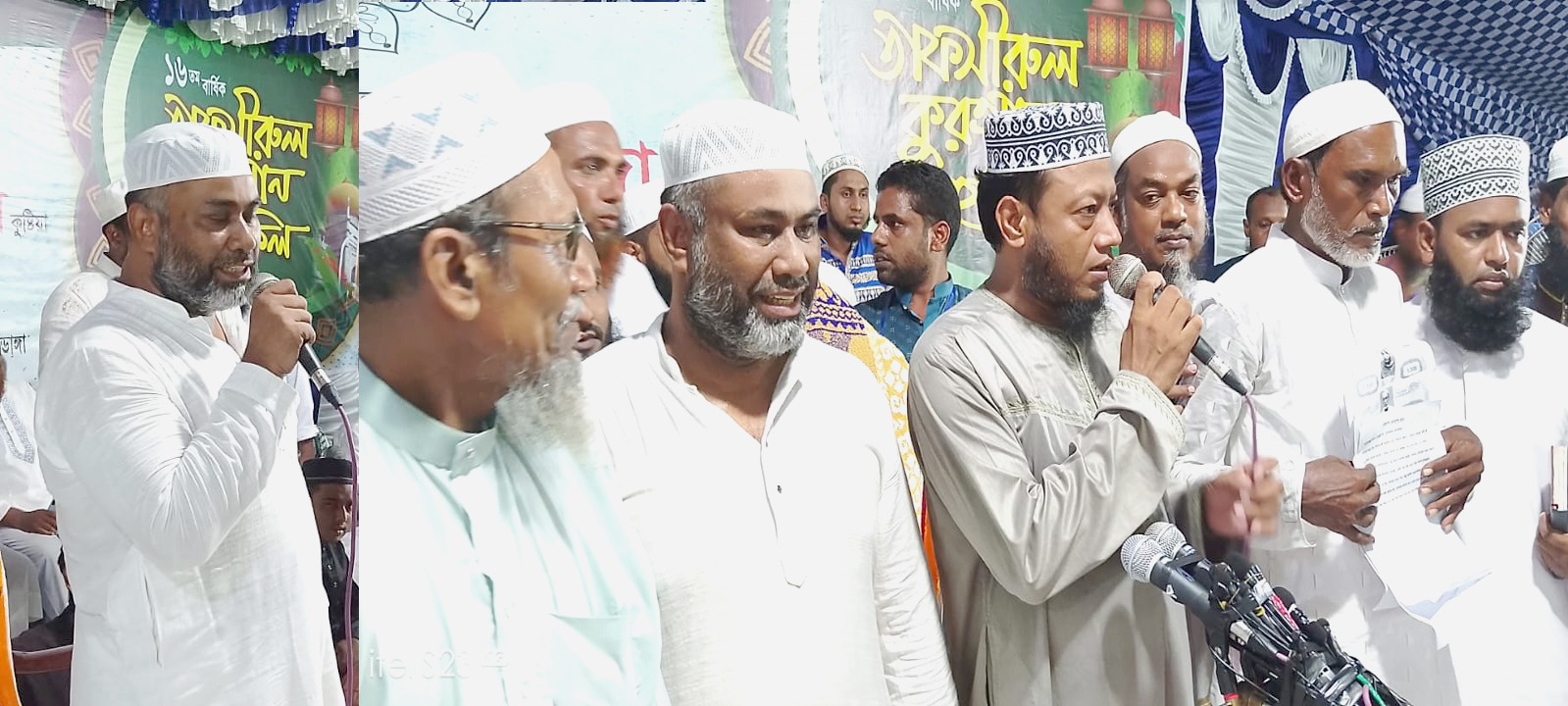 গোকুলখালীতে মুফতি আমির হামজার ওয়াজ মাহফিলে ধর্মপ্রাণ মুসল্লিদের জনসমুদ্র