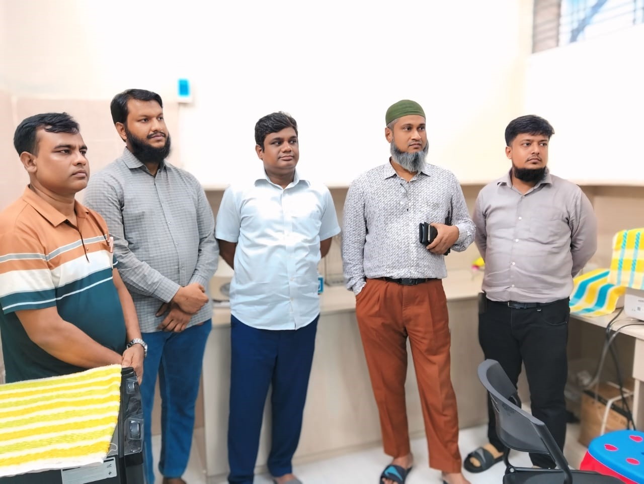 চুয়াডাঙ্গার সিভিল সার্জনের জনতা ক্লিনিক পরিদর্শন