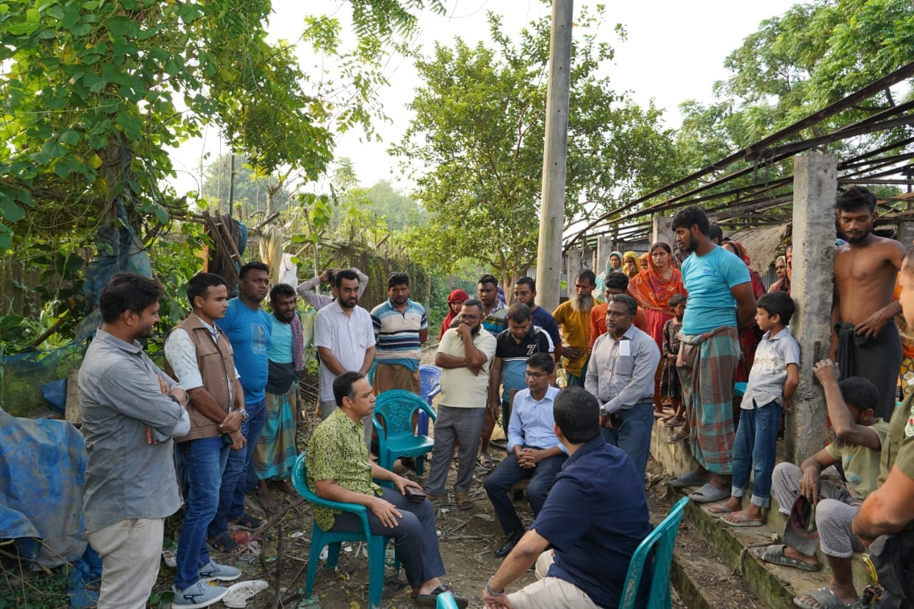 চুয়াডাঙ্গায় দুটি আশ্রয়ণকেন্দ্র পরিদর্শন করলেন জেলা প্রশাসক জহিরুল ইসলাম