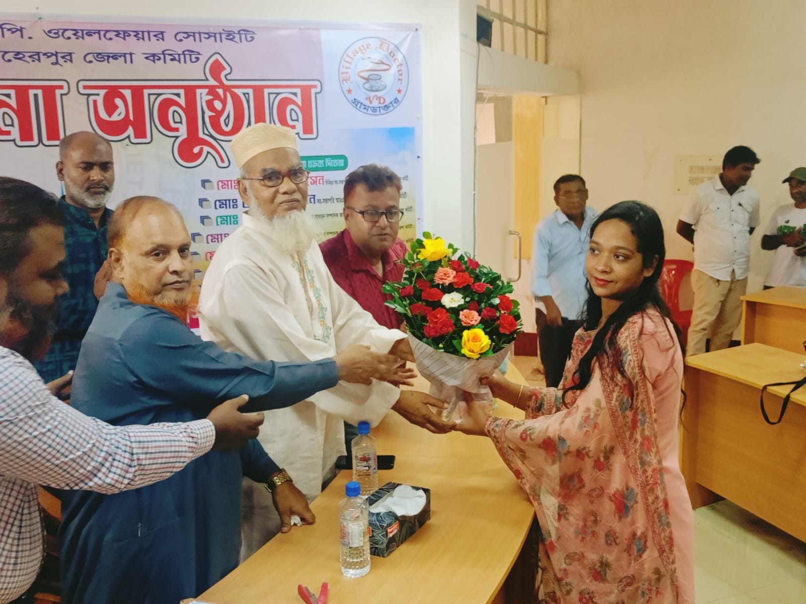 মেহেরপুরে আরএমপি ওয়েলফেয়ার সোসাইটির সংবর্ধনা