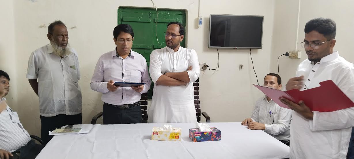 কেরুজ শ্রমিক ইউনিয়নের সাধারণ সম্পাদক হিসেবে শপথ নিলেন হাফিজুর