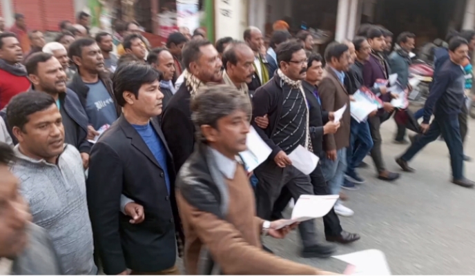 মেহেরপুরে বিএনপির পথসভা ও লিফলেট বিতরণ
