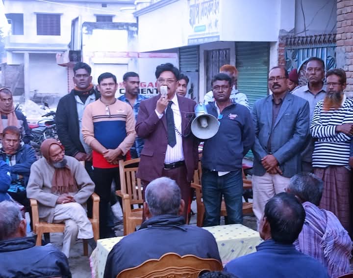 মেহেরপুর জেলা বিএনপির আহ্বায়ক কমিটির গণসংযোগ