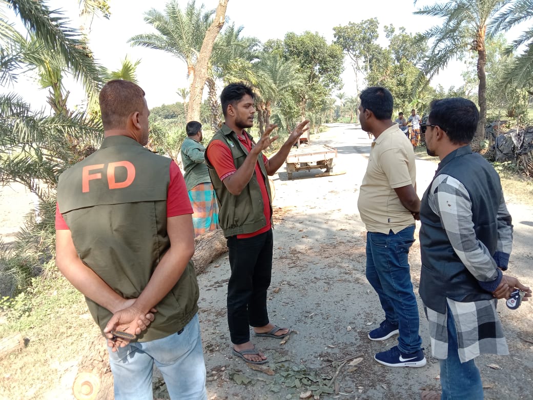 গড়াইটুপিতে চুরি হওয়া ৪ লাখ টাকার সরকারি গাছ উদ্ধার