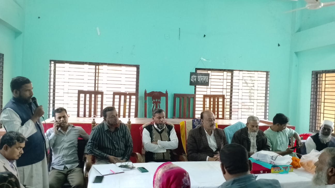 কার্পাসডাঙ্গা ইউনিয়ন পরিষদে প্রশাসনিক কর্মকর্তার বিদায় ও বরণ