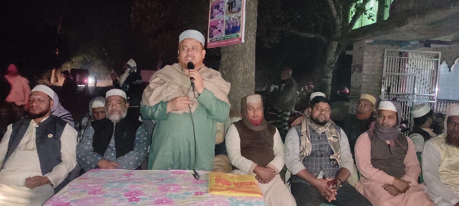 জীবননগর মনোহরপুরে জনসংযোগ ও পথসভায় জেলা জামায়াতের আমির রুহুল আমিন