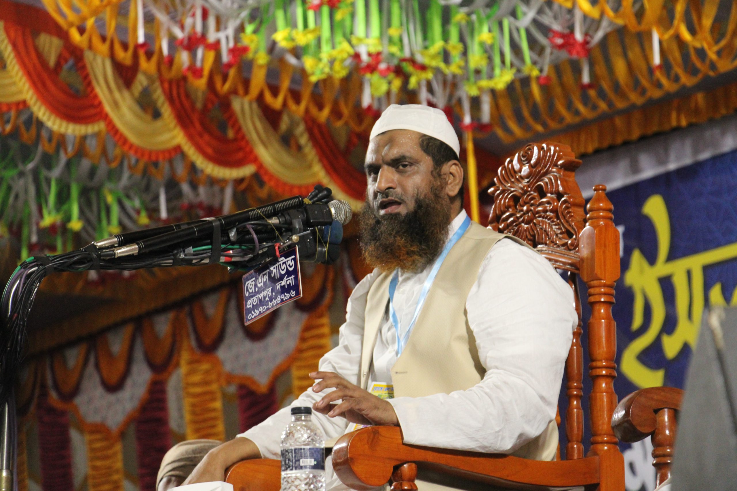 চুয়াডাঙ্গায় ১৬তম ইসলামী মহাসম্মেলনে হেফাজতে ইসলামের যুগ্ম মহাসচিব আল্লামা মামুনুল হক