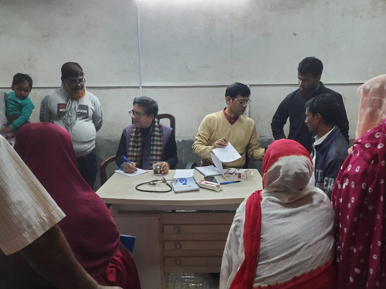 হালিমা কাতব ফাউন্ডেশনের উদ্যোগে বিনামূল্যে চিকিৎসা সেবা ও ওষুধ বিতরণ
