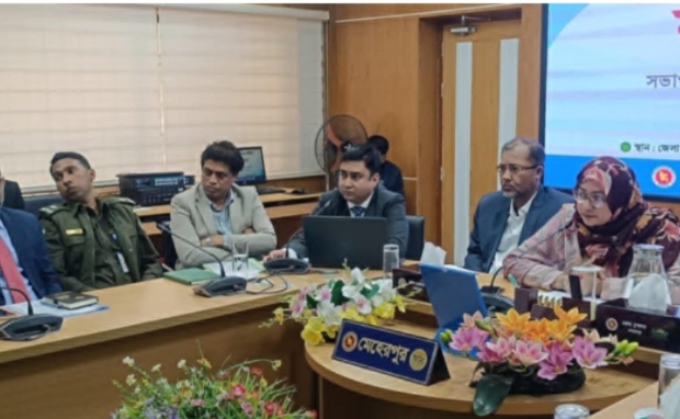 মেহেরপুরে আইনশৃঙ্খলা ও কর্ণধর কমিটির সভা