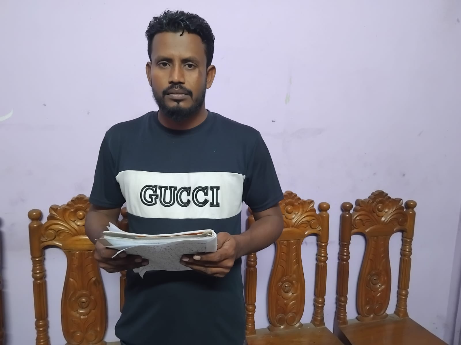 আলমডাঙ্গার কামালপুরে মুহুরির সংবাদ সম্মেলনে