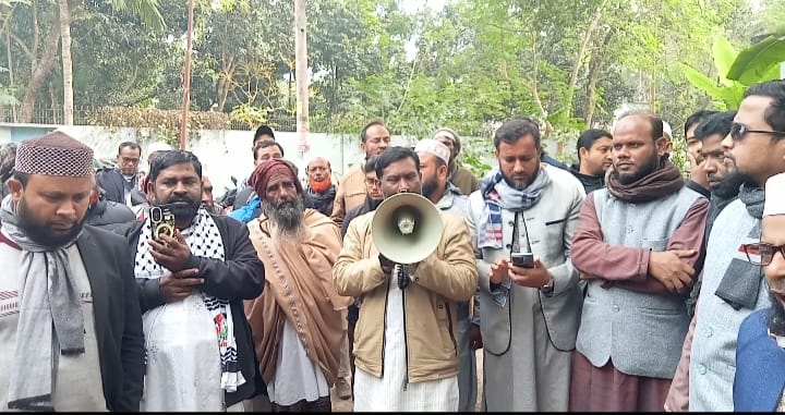আলমডাঙ্গা সাব-রেজিস্ট্রি অফিসে জামায়াতের দুর্নীতি বিরোধী মহড়া